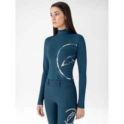 Equiline Eblec långärmad topp legion blue
