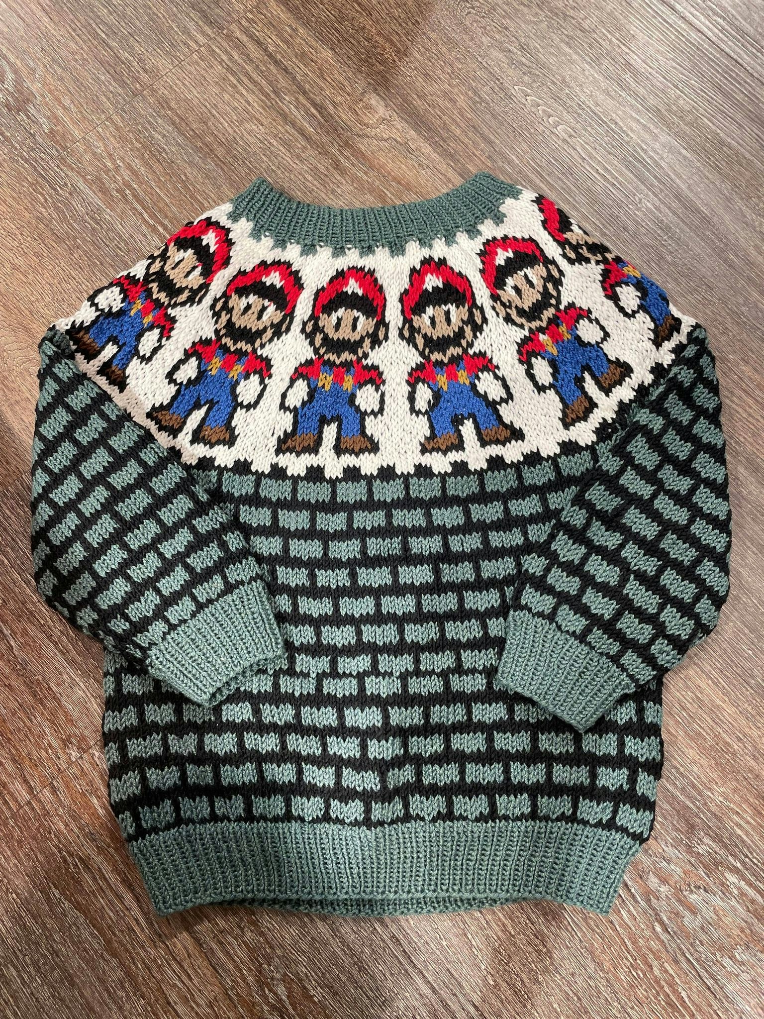 Super Mario genser - garnpakke - Nøstet Mitt - garn og tilbehør