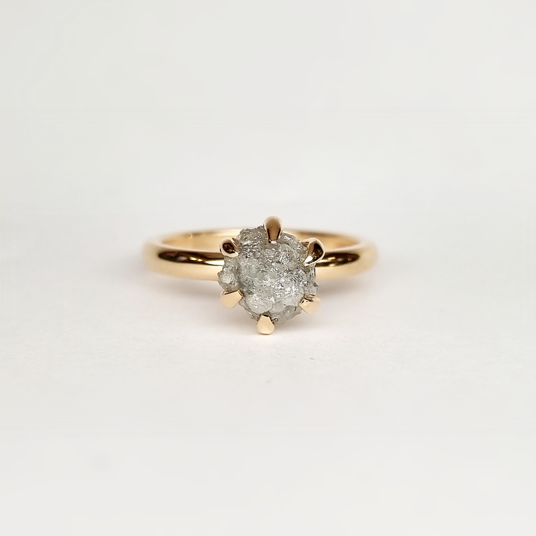 Precious Raw - rådiamantring 2,49 ct