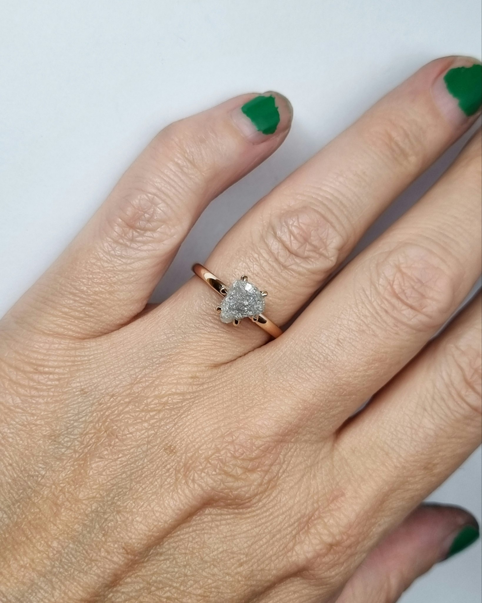 Precious Raw - 18K rådiamantring 2,13 ct