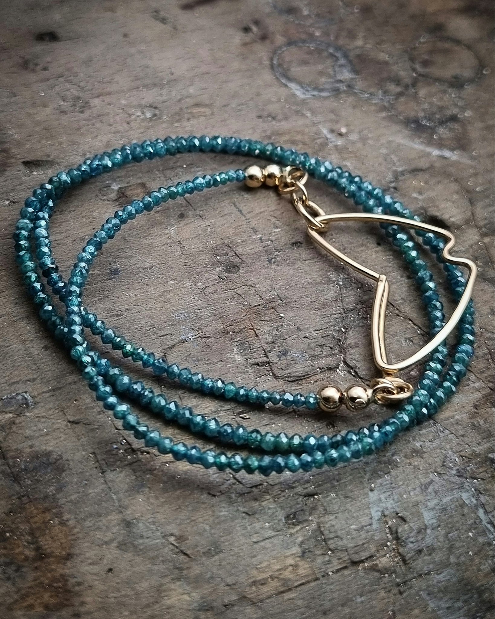 Diamantcollier 'Mermaid' 13 ct - 43 cm