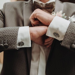 Millennium falcon inspired cufflinks