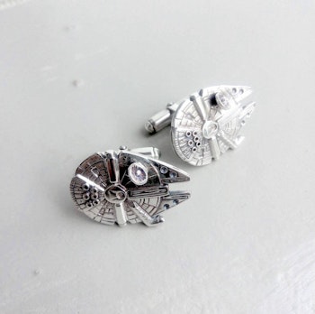 Millennium falcon inspired cufflinks