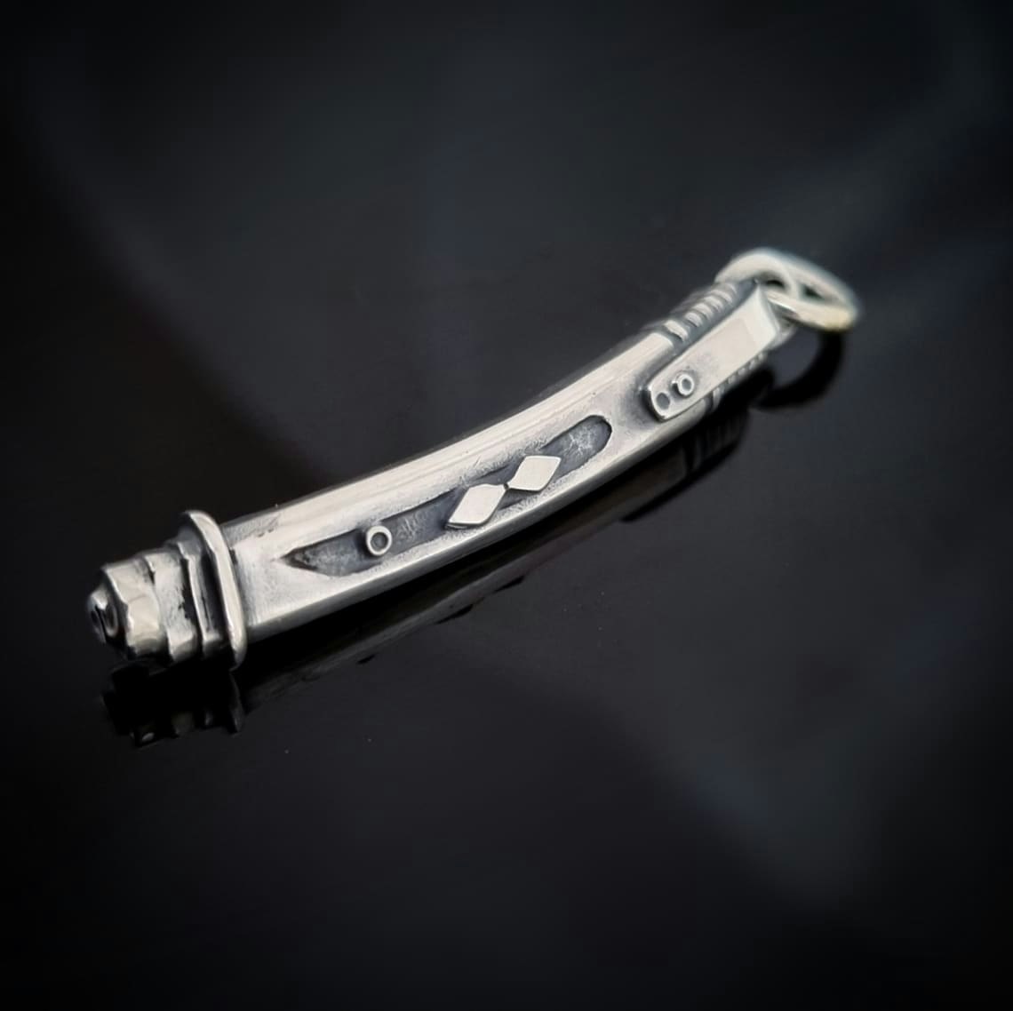 Inspired by Ahsoka Tanos's Lightsabers - fan art silver jewelry