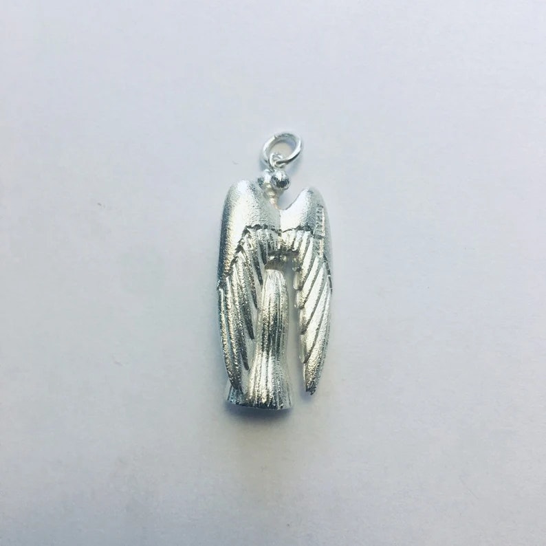 Weeping Angel silver necklace
