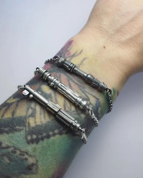 Lightsaber bracelets