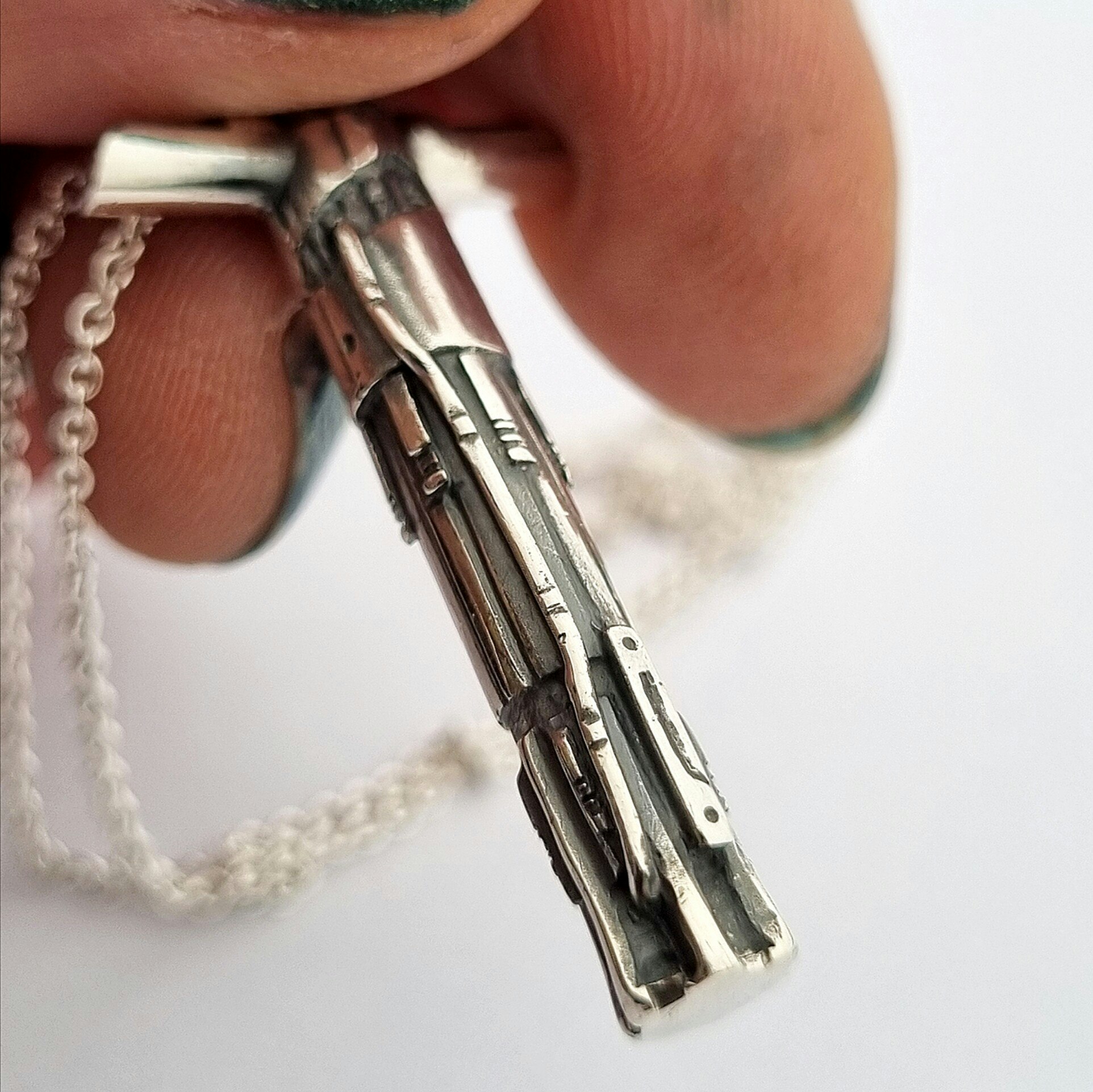 Inspired by Kylo Ren's red lightsaber