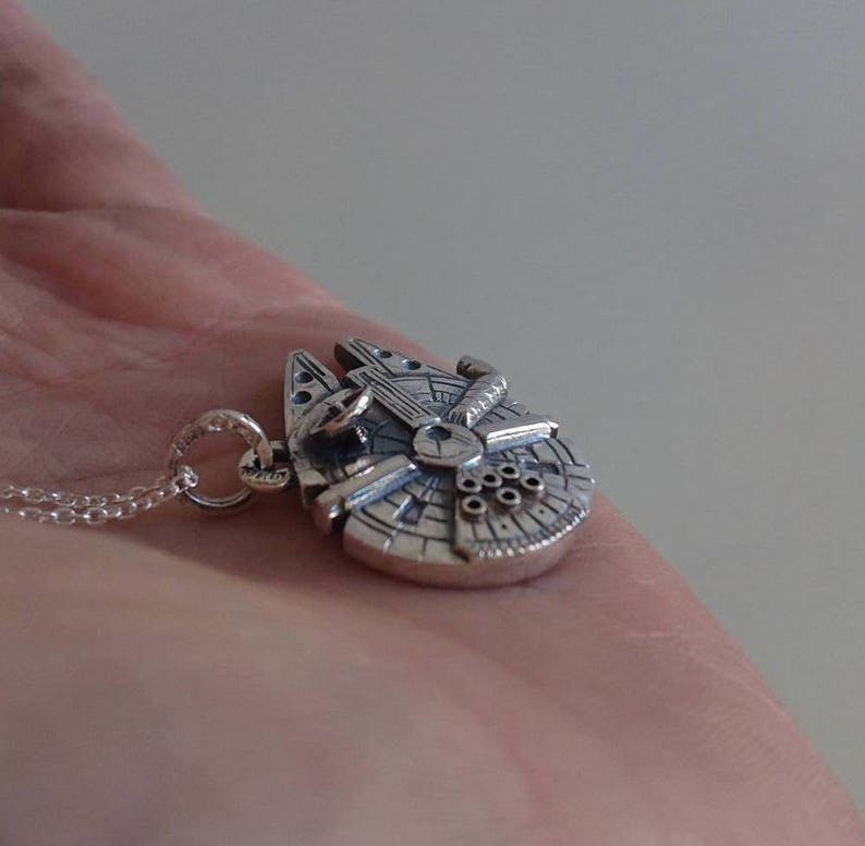 Millennium Falcon mini replica in 925 silver