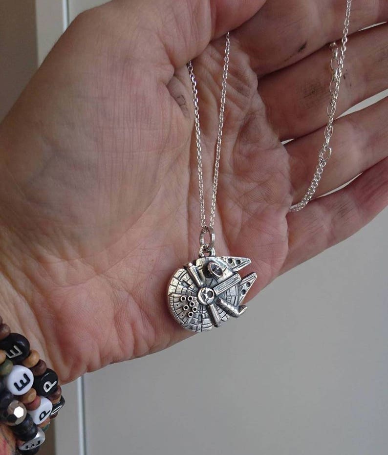 Millennium Falcon mini replica in 925 silver