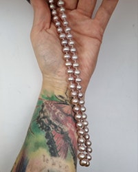 Askrosa collier sötvattenspärlor 46 cm