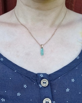 Mintsmaragd 1,61 ct - naturlig råkristall