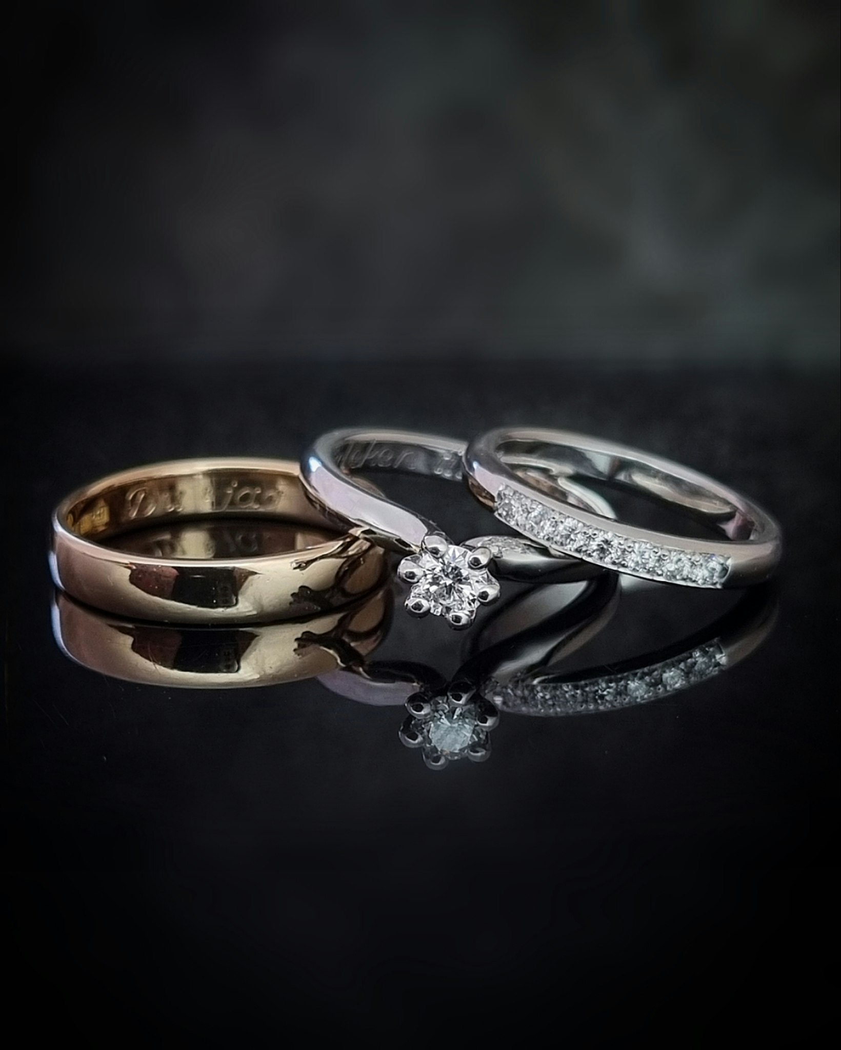 Alliansring i 18K vitguld