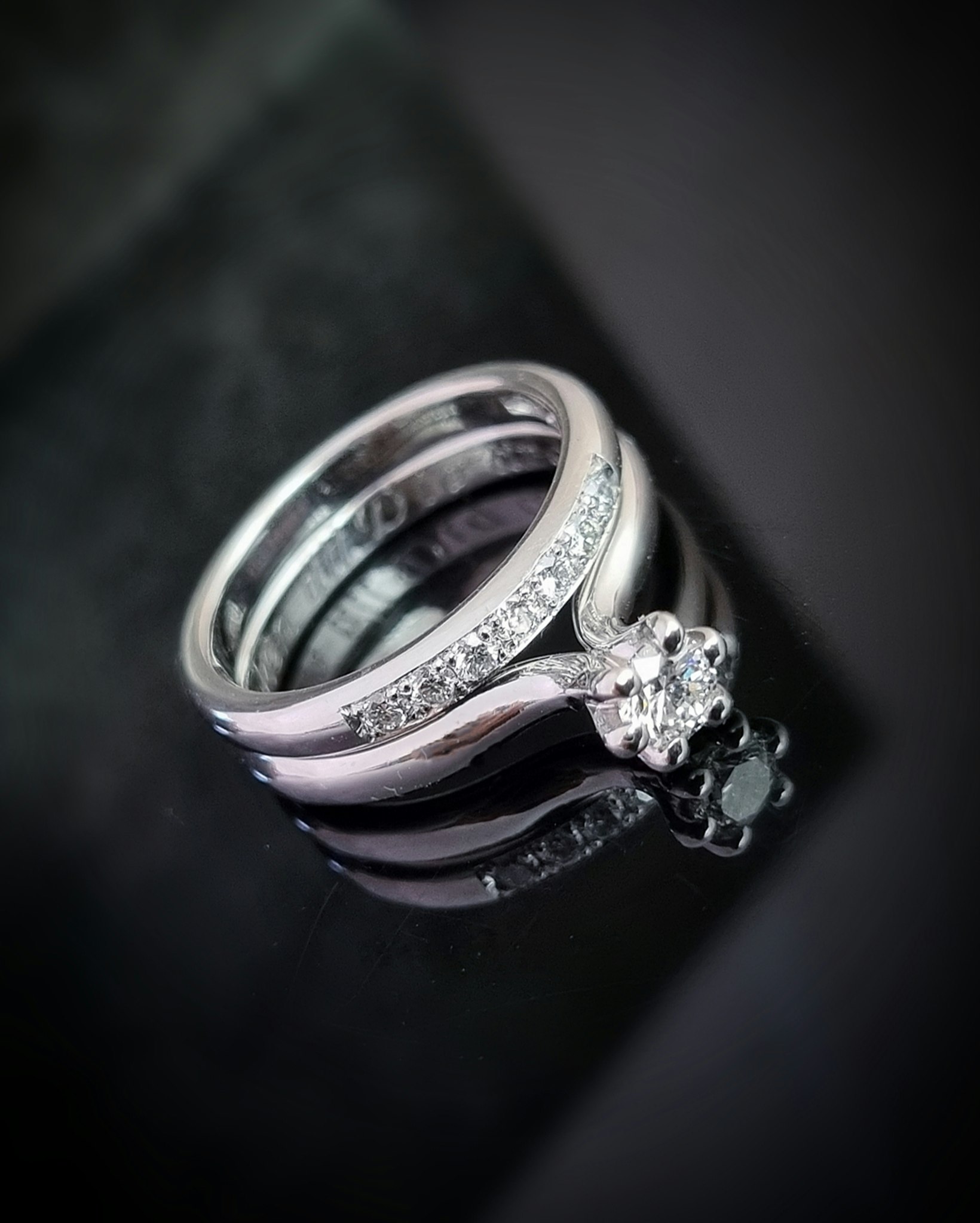 Alliansring i 18K vitguld