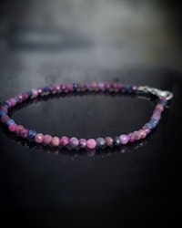 Glittrigt Safirarmband multi - från 17 cm