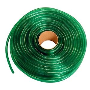plastslang grön  1 meter