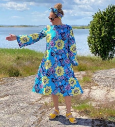Sommarblommig blå/”Hippie”