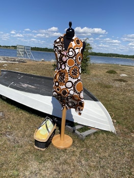 Strandklänning i 70-talsfrotte’