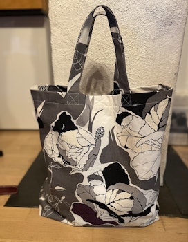 Shoppingkasse Grå/lila