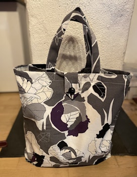 Shoppingkasse Grå/lila