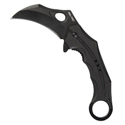 MIL-TEC by STURM G10 ONE-HAND KNIFE KARAMBIT - BLACK