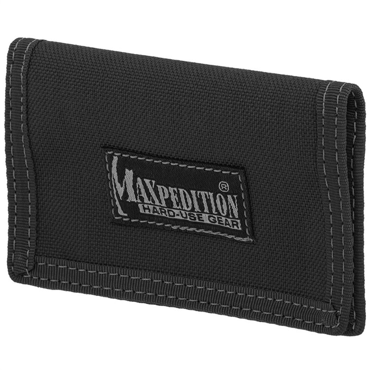 MAXPEDITION Micro Wallet - Black, Svart taktisk plånbok - Köp online! -  Taktisk utrustning för Polis - Militär - Väktare - OV - Airsoft - Köp!