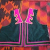 The vest is made from high-quality wool, decorated with intricate floral patterns, geometric designs,& motifs. Hand-embroidered using colorful sewing threads.