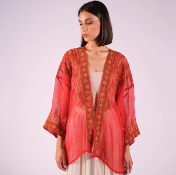 Najaf Jacket-Zohoor W Natarat Beaded