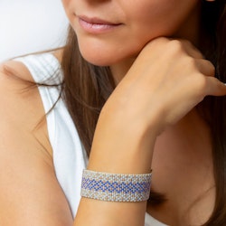 Handmade Beaded Bracelet - The Syrian Inhabited Scroll