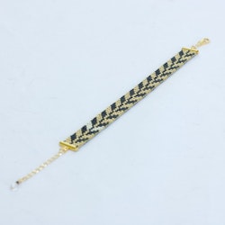 Grey Handmade Bead Bracelet - The Trees