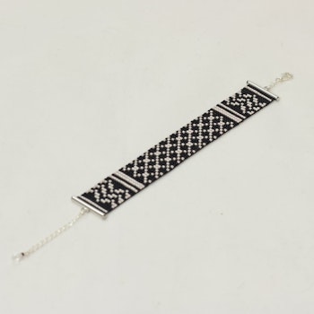Black Keffiyeh Bracelet