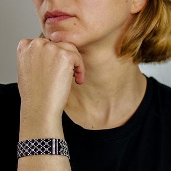 Black Keffiyeh Bracelet