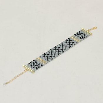 Grey Keffiyeh Bracelet