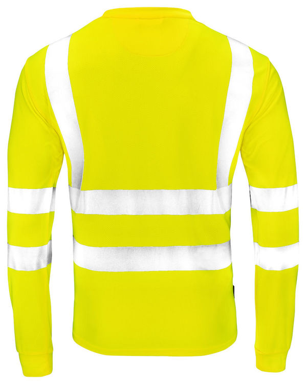 Jobman Workwear Långärmad T-shirt Gul 5593