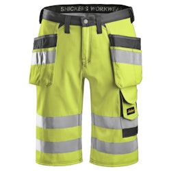 Snickers Workwear Varselshorts Gul 3033