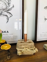 Vas | Ljusstake av drivved