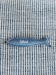 Nyckelring i jeans - Sjöbod