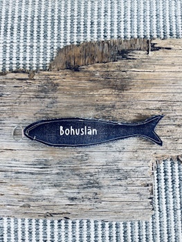 Nyckelring i jeans - Bohuslän
