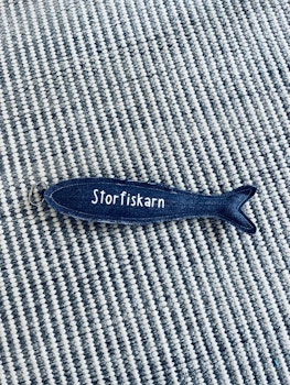 Nyckelring i jeans - Storfiskarn