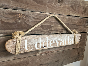 Uddevalla - skylt av drivved