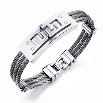 Rostfritt stål Armband Silverfärg