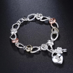 Silverpläterat Armband