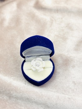 925 silverpläterad ring st.57
