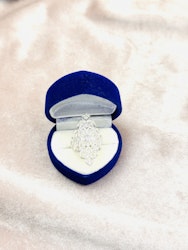 925 silverpläterad ring st.57