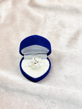 925 silverpläterad ring st.57