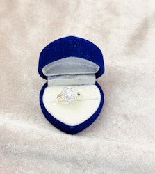 925 silverpläterad ring st.57