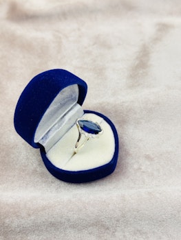 925 silverpläterad ring st.57