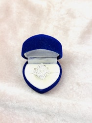 925 silverpläterad ring st.57