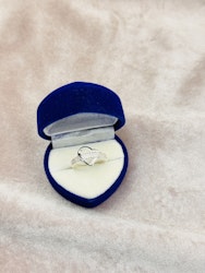 925 silverpläterad ring st.57