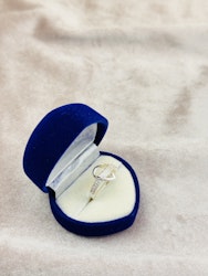 925 silverpläterad ring st.57