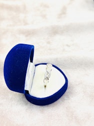 925 silverpläterad ring st.57